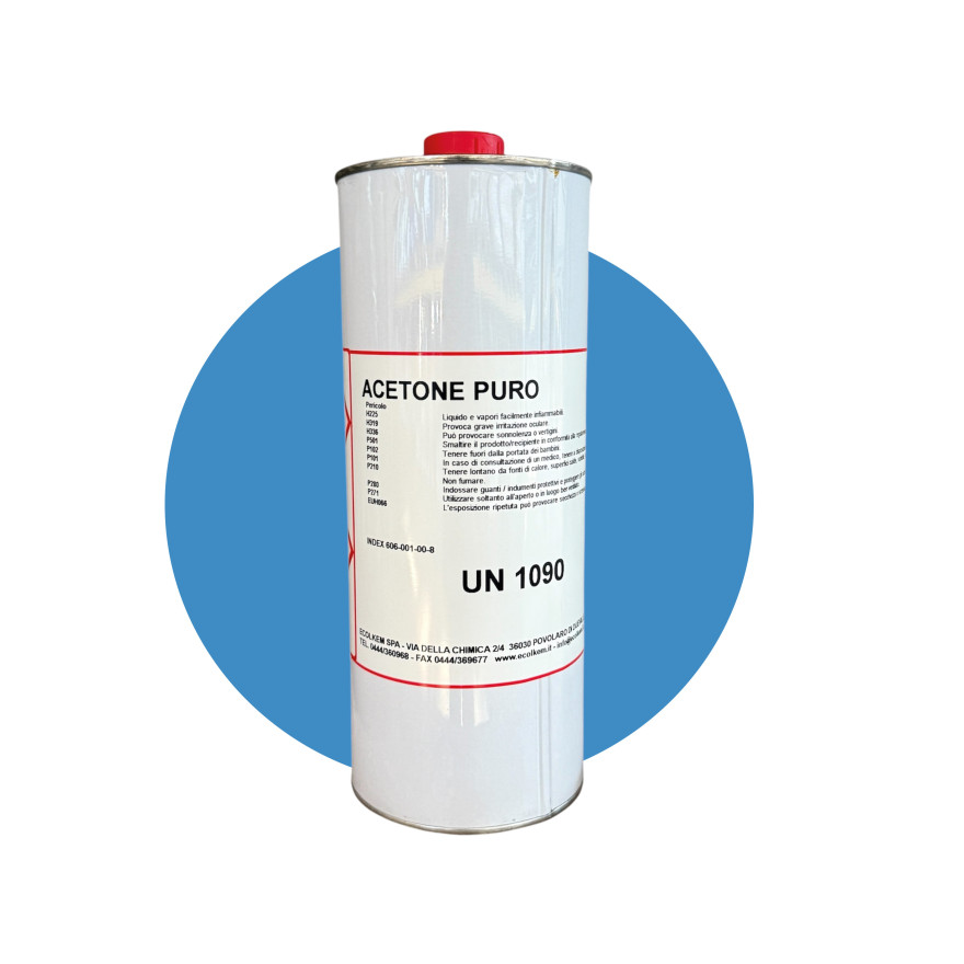ACETONE IN CONFEZIONE DA 1 LT