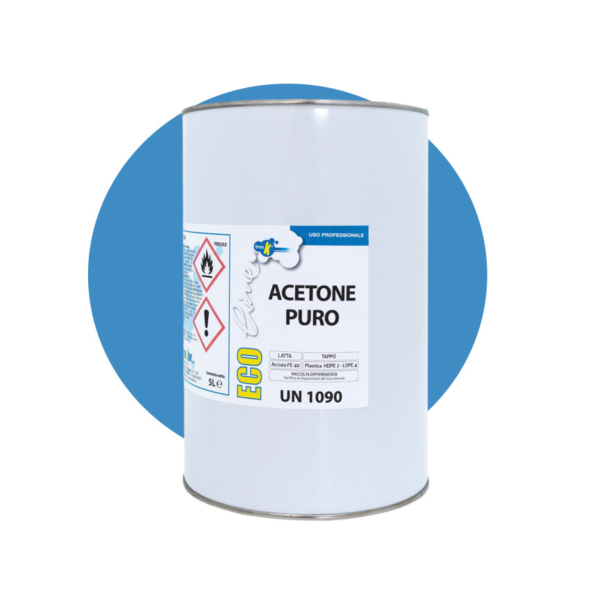 ACETONE IN CONFEZIONE DA 5 LT