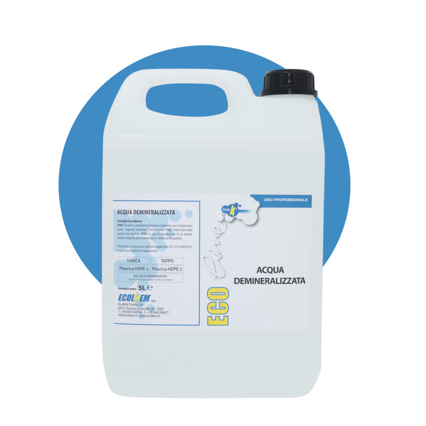 ACQUA DEMINERALIZZATA IN CONF DA 5 L