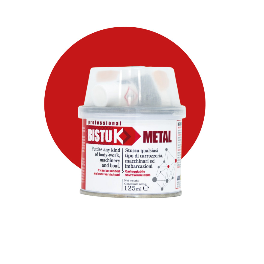 STUCCO BICOMPONENTE METALLO GRIGIO CONF 125ML
