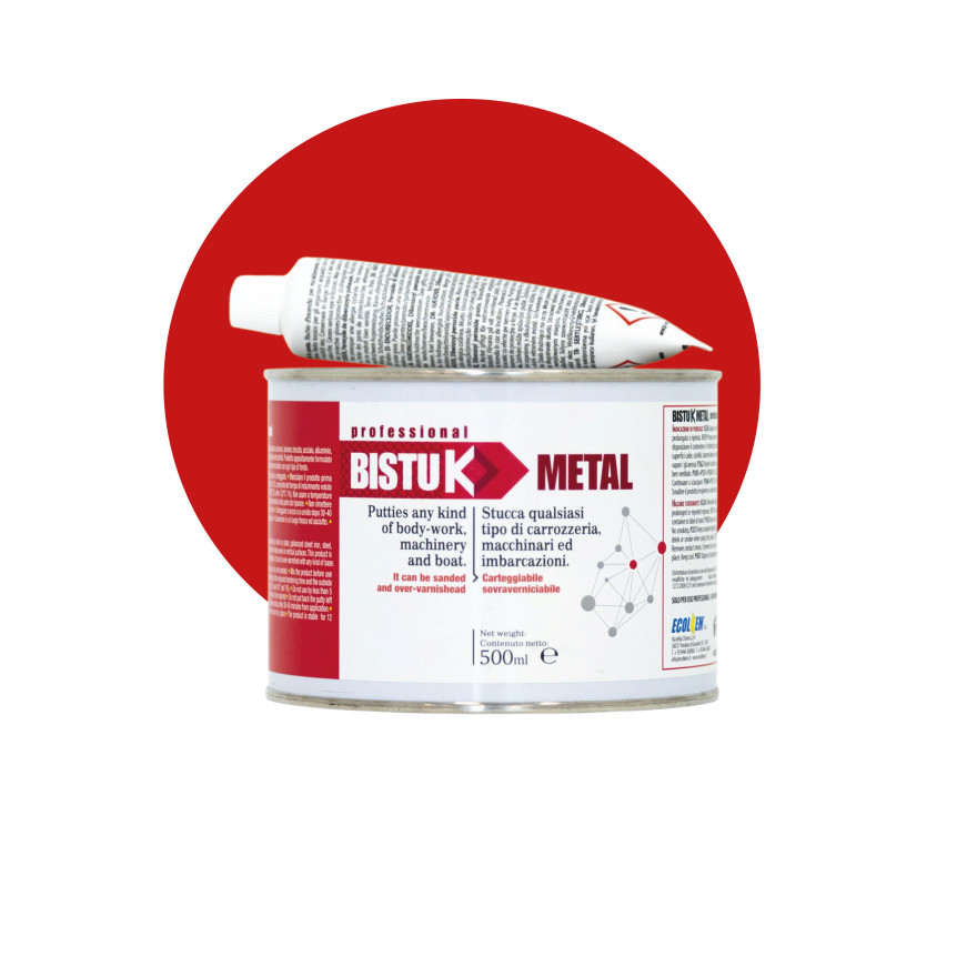 STUCCO BICOMPONENTE METALLO GRIGIO CONF 500ML