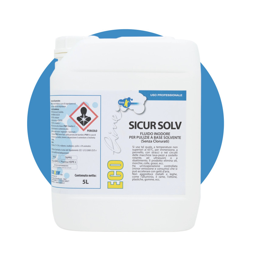 SICUR-SOLV SOLVENTE DI PULIZIA IN CONF. DA 5L