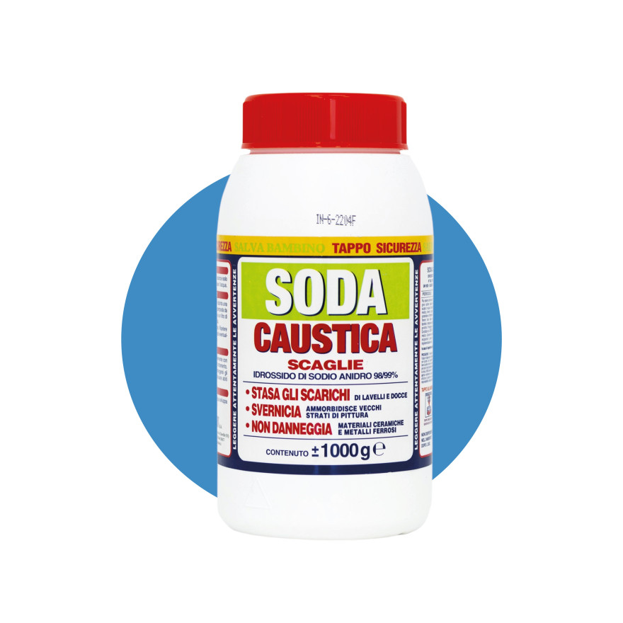 SODA CAUSTICA IN SCAGLIE IN CONF. DA 1 K