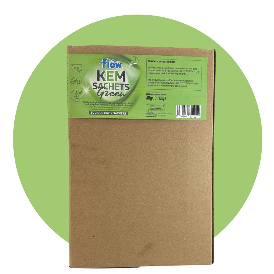 FLOW KEM SACHETS GREEN CONF. DA 500 BUSTINE